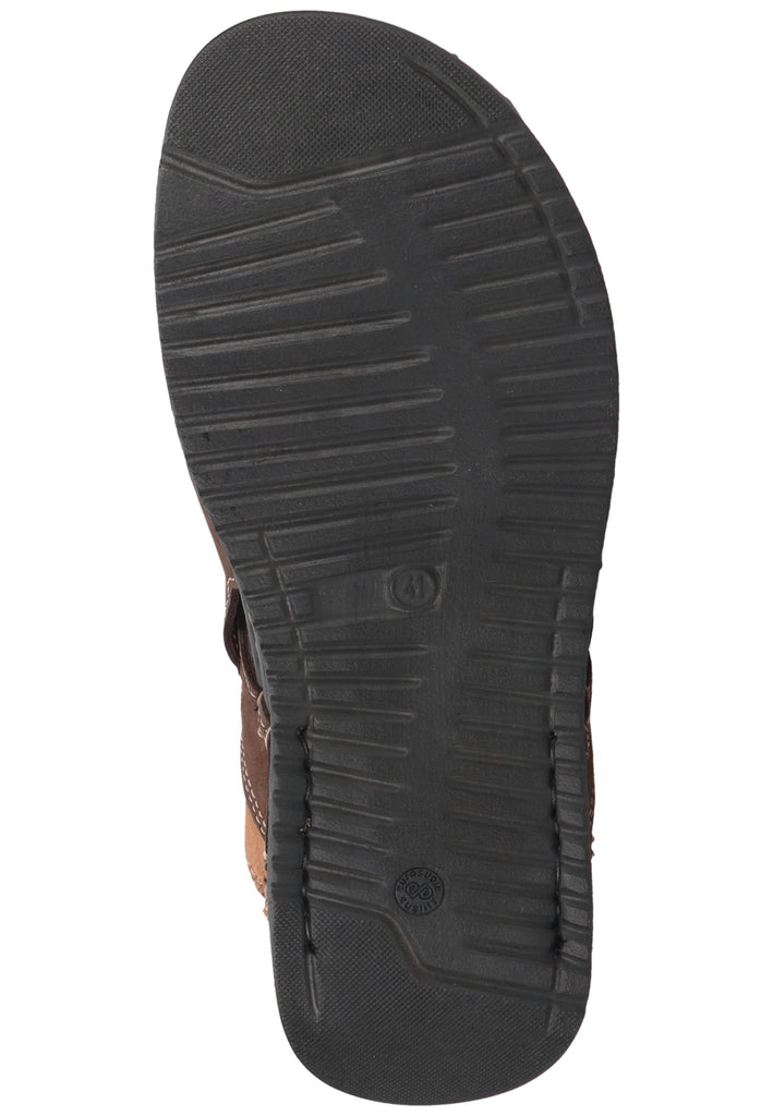 Rohde Pantoletten Nubukleder Dunkelbraun