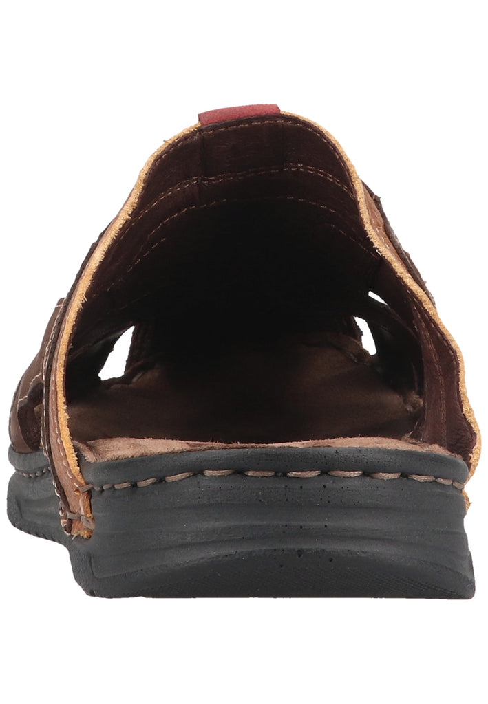 Rohde Pantoletten Nubukleder Dunkelbraun