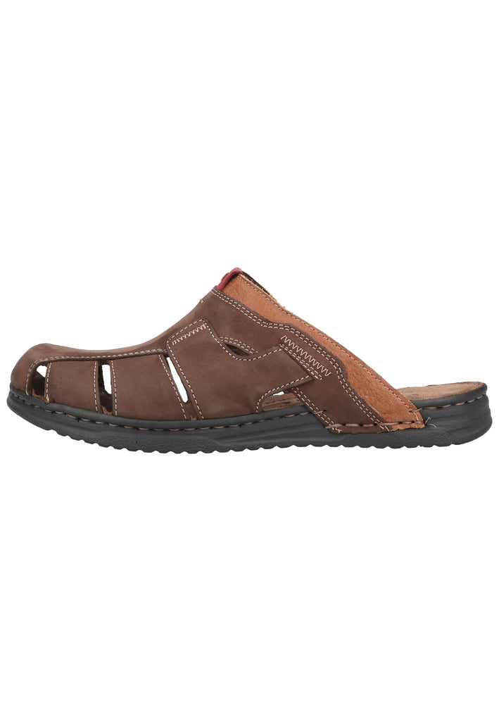 Rohde Pantoletten Nubukleder Dunkelbraun