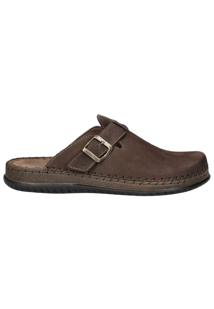 Rohde Pantoletten Nubukleder Mocca