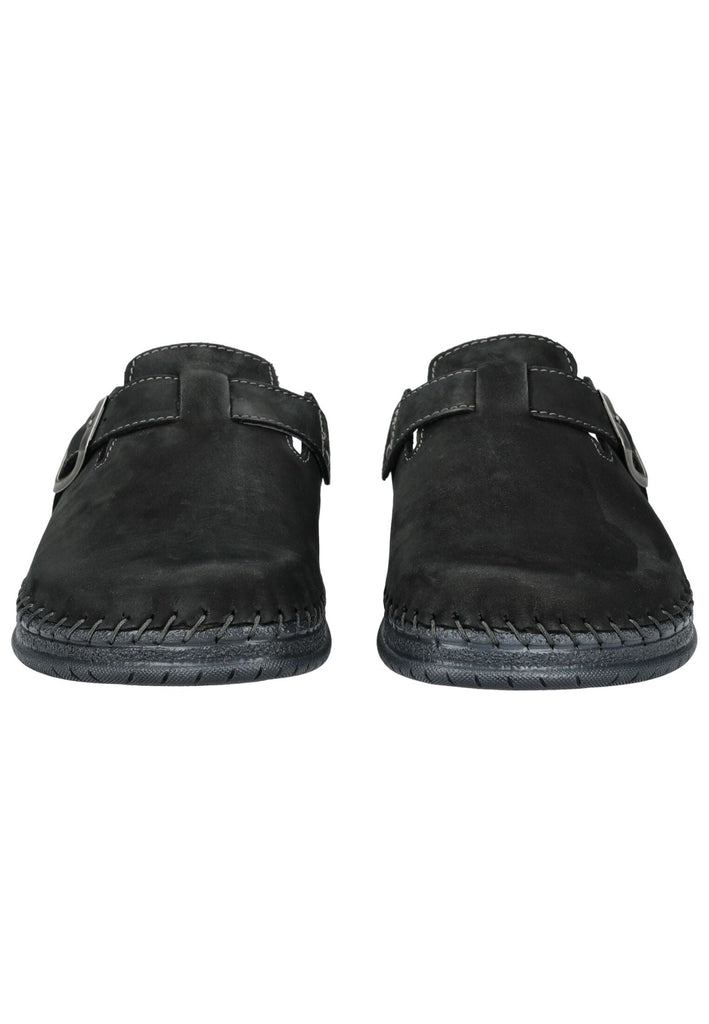 Rohde Pantoletten Nubukleder Schwarz