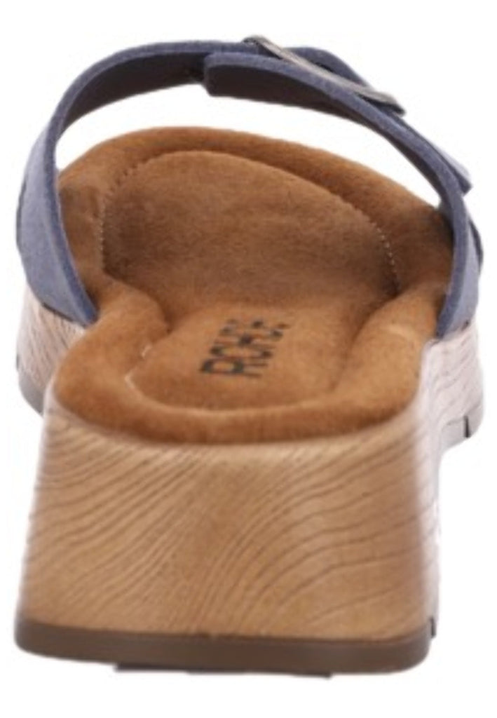 Rohde Pantoletten Veloursleder Jeans