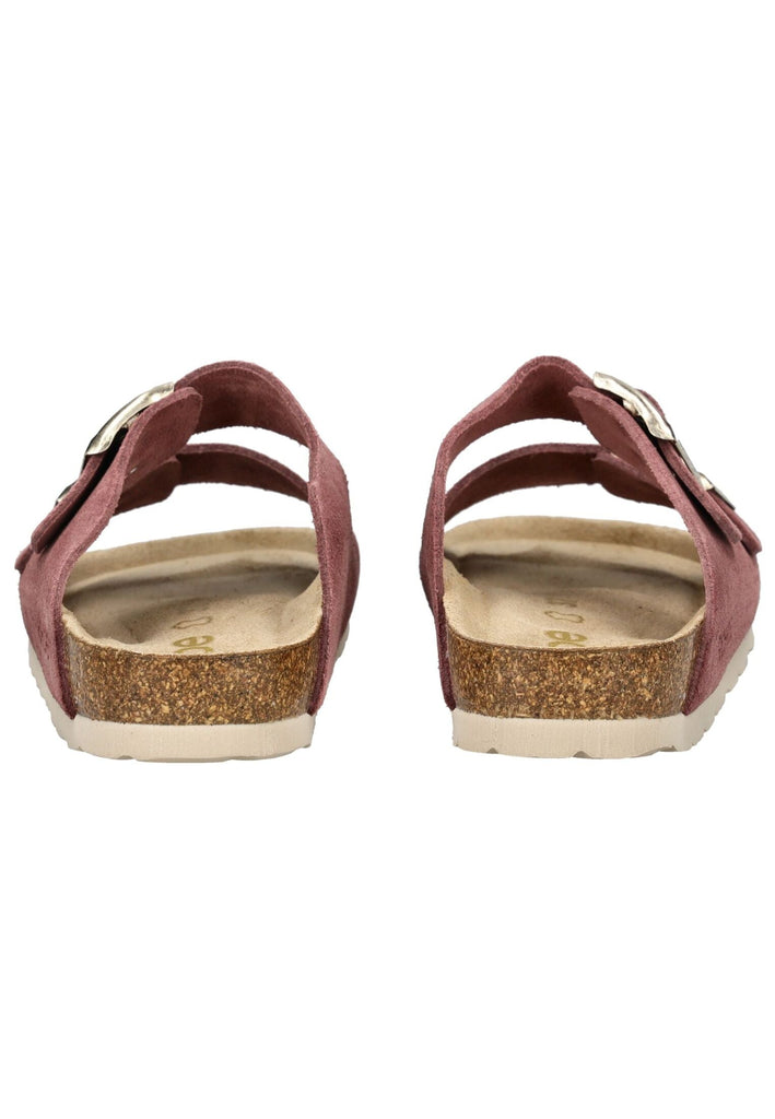 Rohde Pantoletten Veloursleder Violett