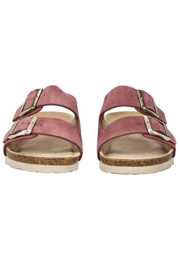 Rohde Pantoletten Veloursleder Violett