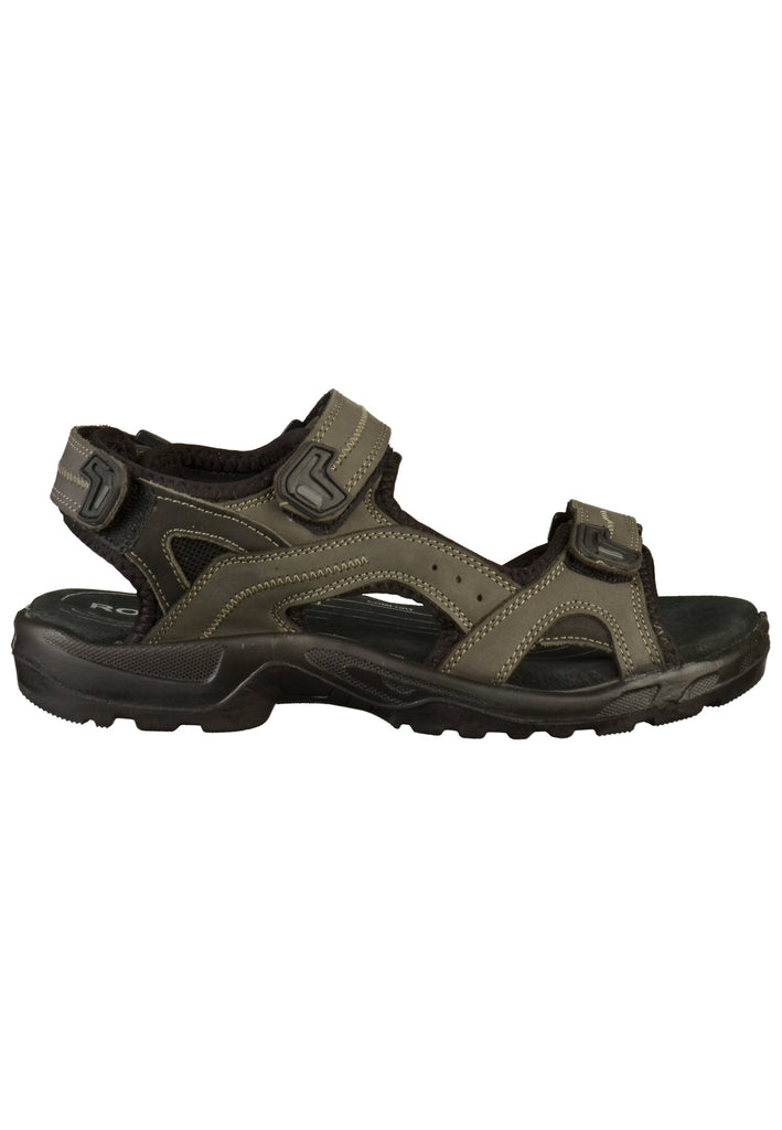 Rohde Sandalen Leder Anthrazit