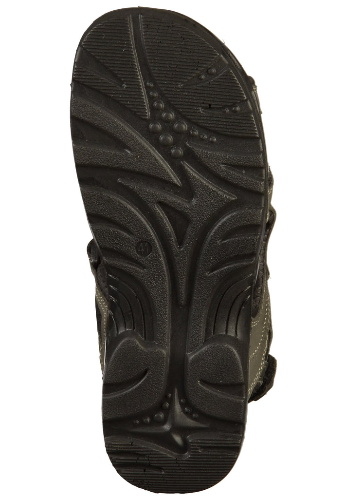 Rohde Sandalen Leder Anthrazit