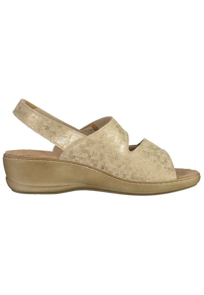 Rohde Sandalen Leder Beige