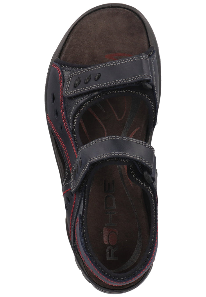 Rohde Sandalen Nubukleder Dunkelblau