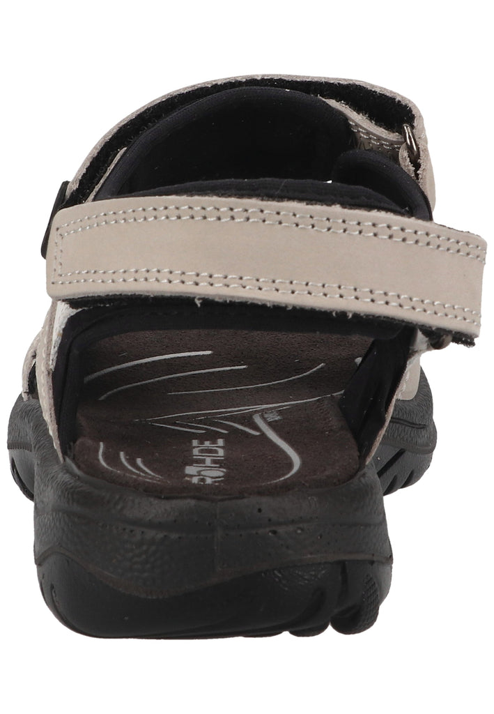 Rohde Sandalen Nubukleder Dunkelgrau