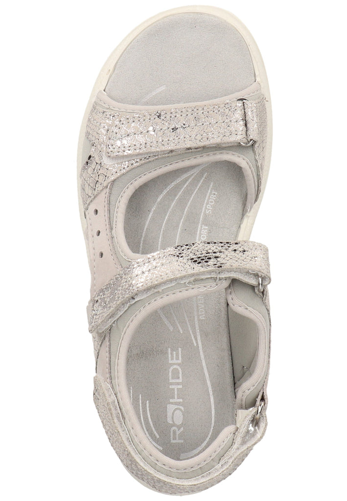 Rohde Sandalen Nubukleder Grau