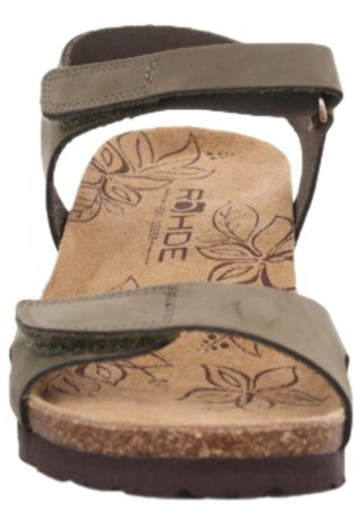 Rohde Sandalen Nubukleder Oliv