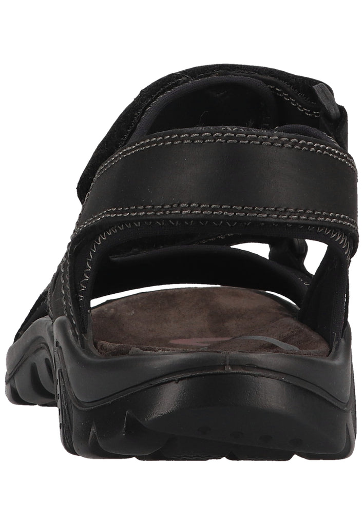 Rohde Sandalen Nubukleder Schwarz