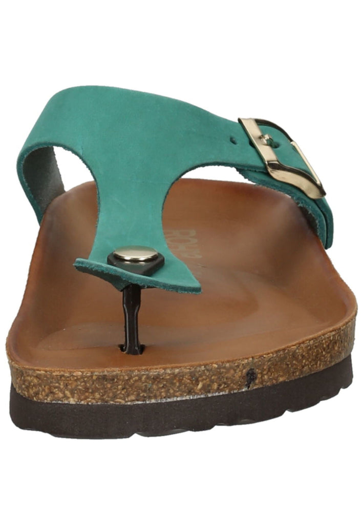 Rohde Zehensteg Leder Grün