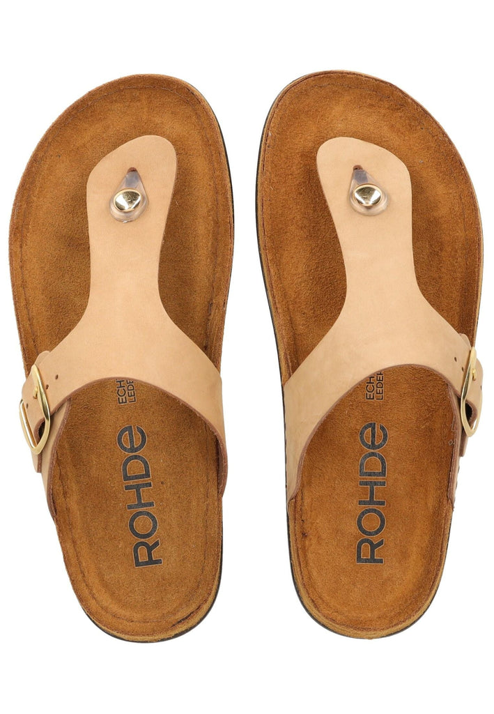 Rohde Zehensteg Leder Natur