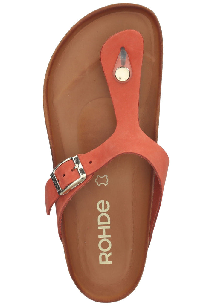 Rohde Zehensteg Leder Orange