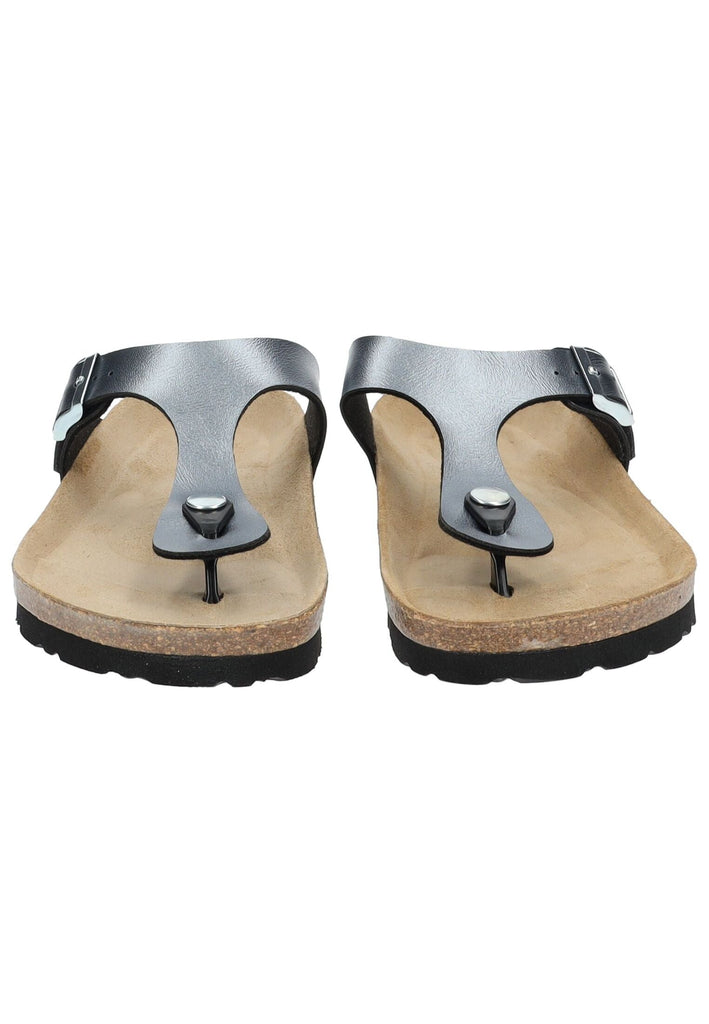 Rohde Zehensteg Lederimitat Graphit