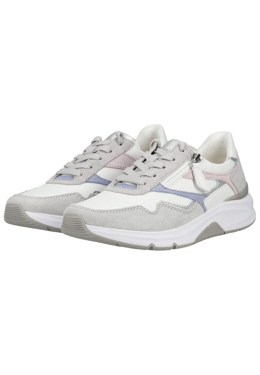 rollingsoft Sneaker Leder Weiß/Grau