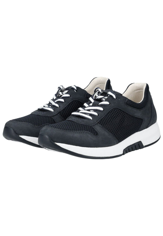 rollingsoft Sneaker Nubukleder/Textil Nachtblau