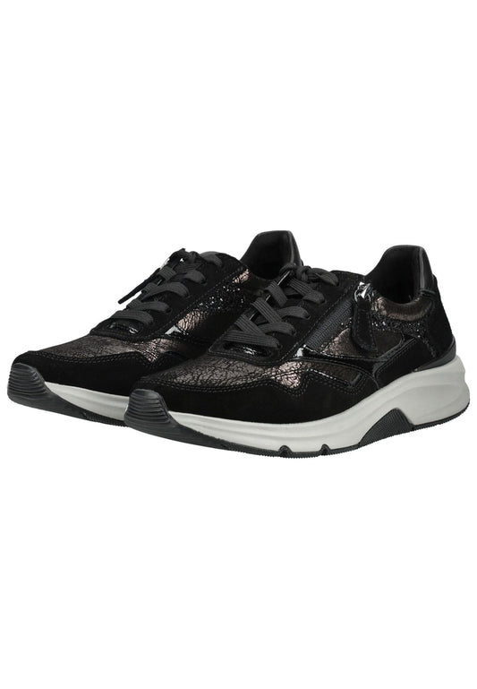rollingsoft Sneaker Veloursleder Antracite