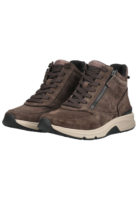 rollingsoft Sneaker Veloursleder Braun