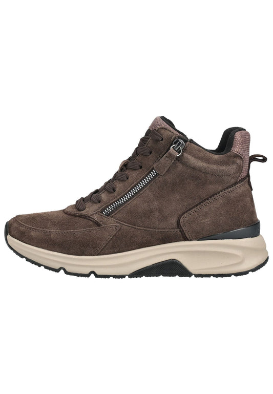 rollingsoft Sneaker Veloursleder Braun