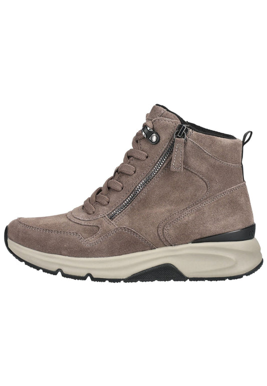 rollingsoft Sneaker Veloursleder Grau