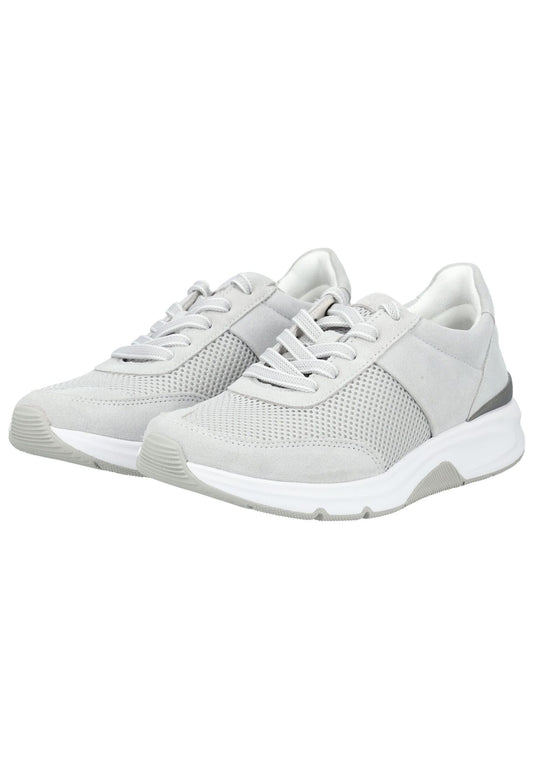 rollingsoft Sneaker Veloursleder/Mesh Hellgrau