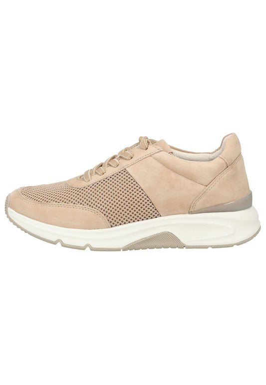 rollingsoft Sneaker Veloursleder/Mesh Sand