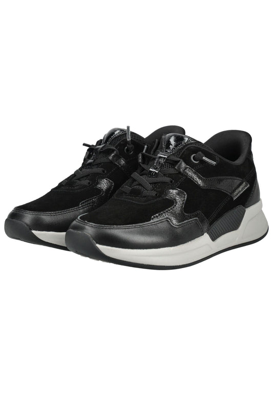 rollingsoft Sneaker Veloursleder Schwarz
