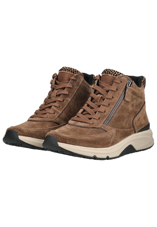 rollingsoft Sneaker Veloursleder Whisky