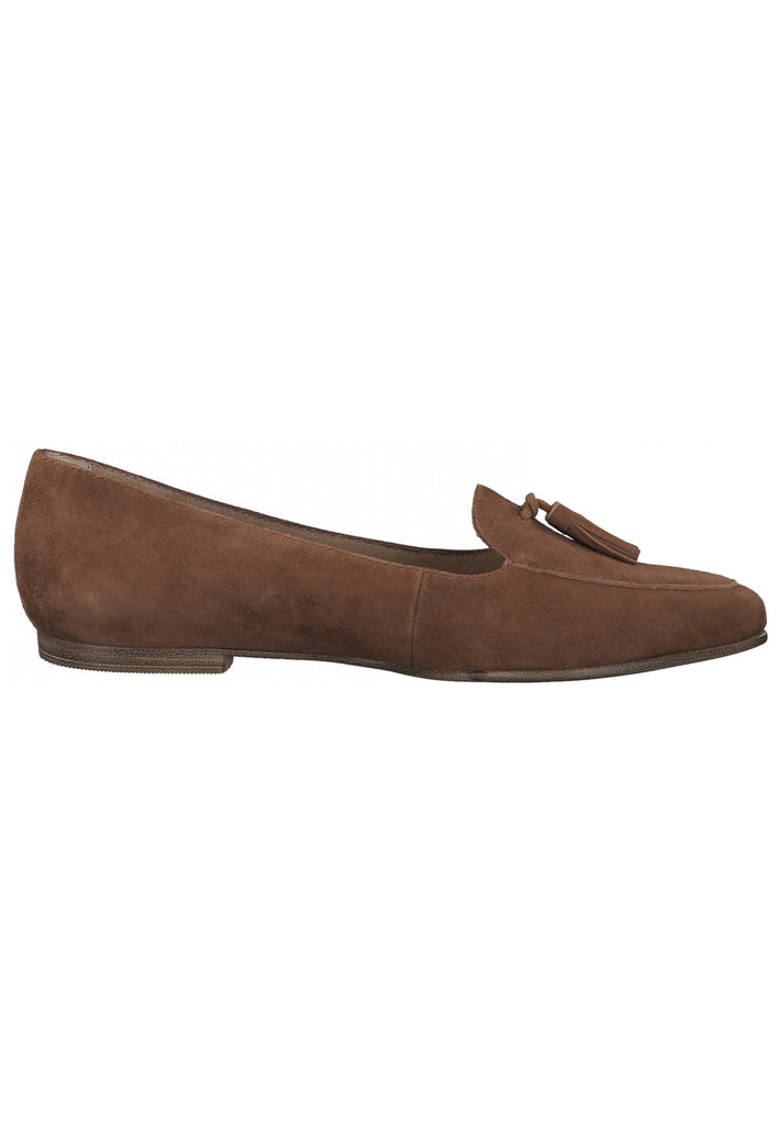 s.Oliver Ballerinas Leder Cognac