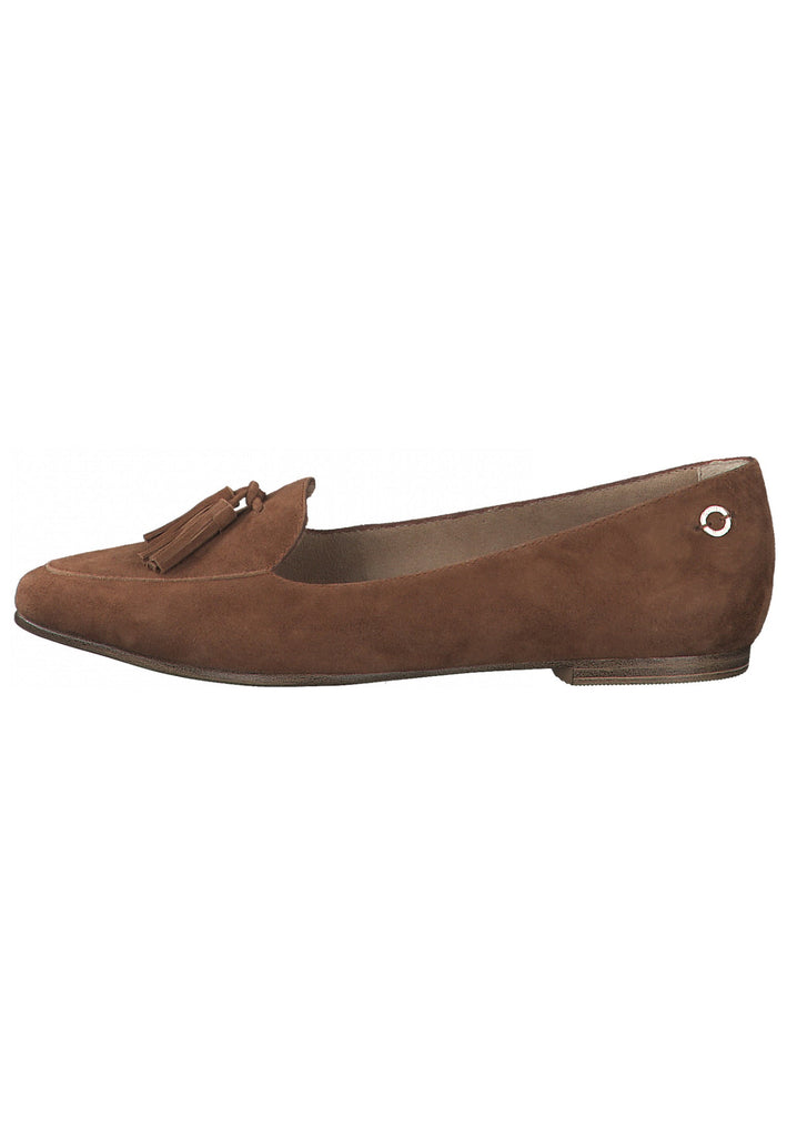 s.Oliver Ballerinas Leder Cognac