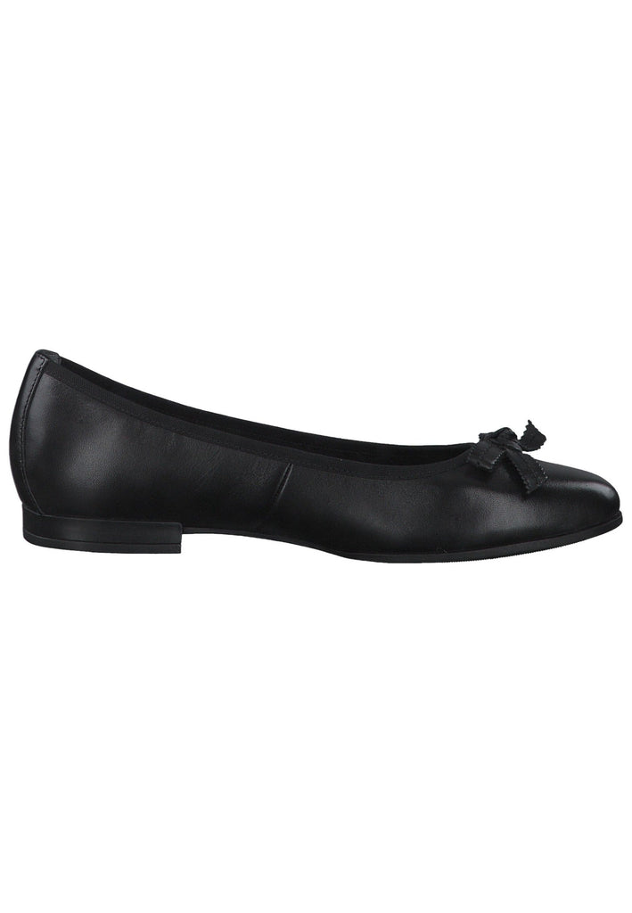 s.Oliver Ballerinas Leder Schwarz
