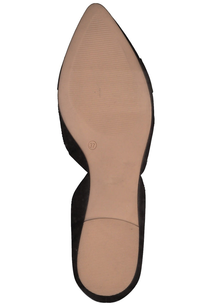 s.Oliver Ballerinas Leder Schwarz