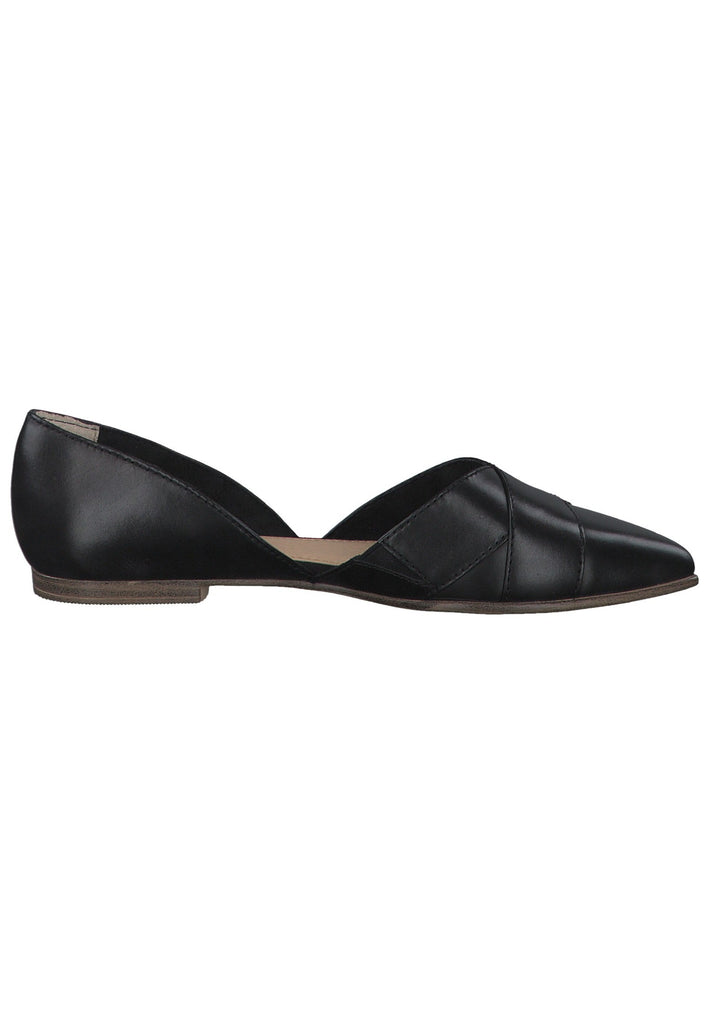 s.Oliver Ballerinas Leder Schwarz