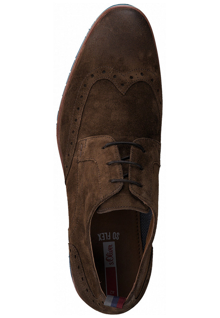 s.Oliver Businessschuhe Leder Nuss