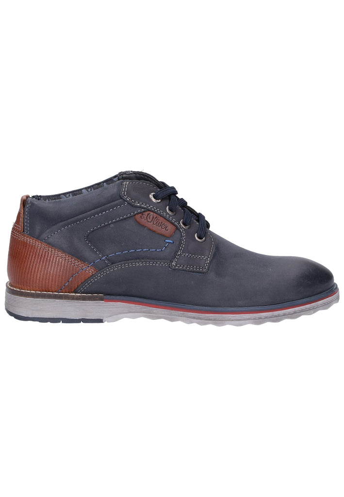 s.Oliver Halbschuhe Leder Navy