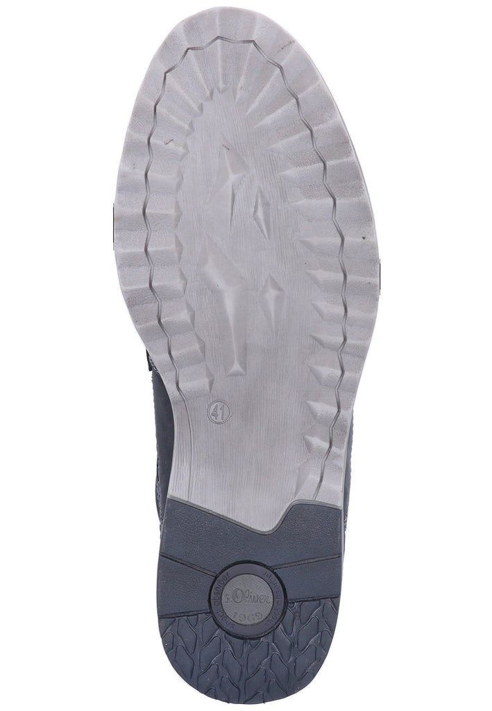 s.Oliver Halbschuhe Leder Navy