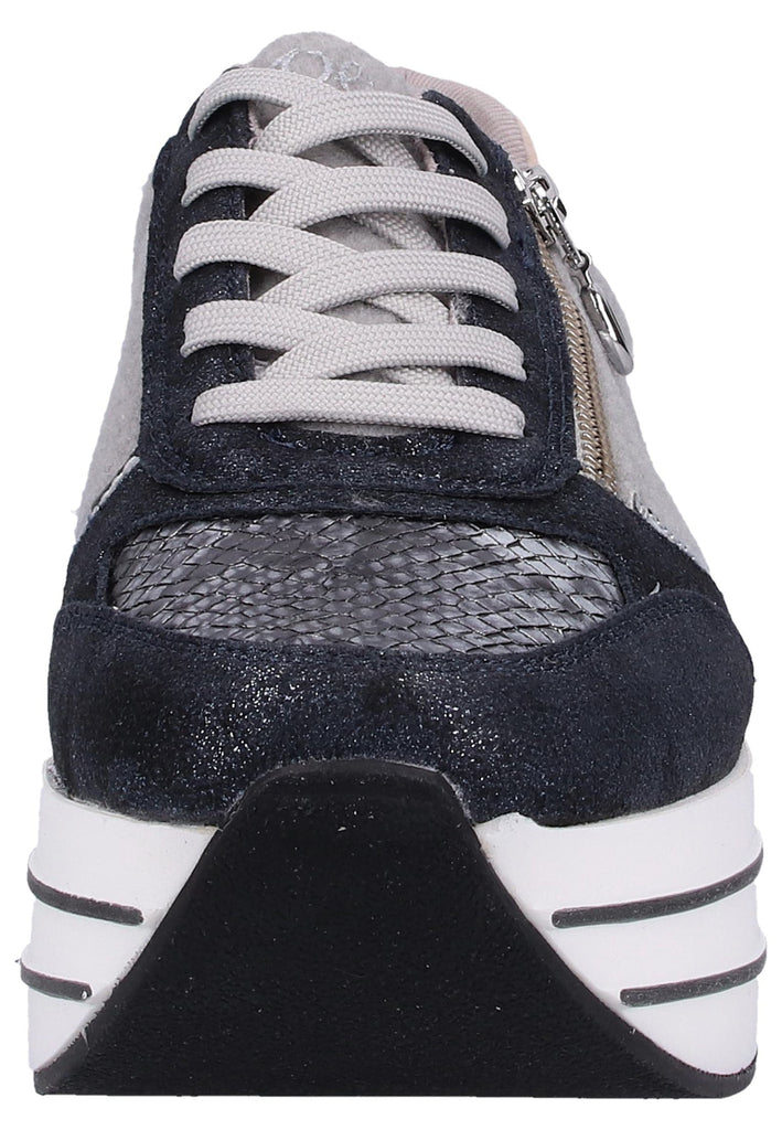 s.Oliver Halbschuhe Leder/Textil Schwarz/Schwarz