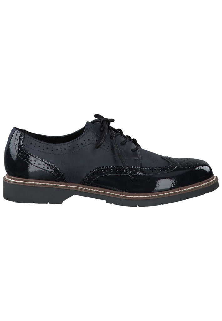 s.Oliver Halbschuhe Lederimitat Navy