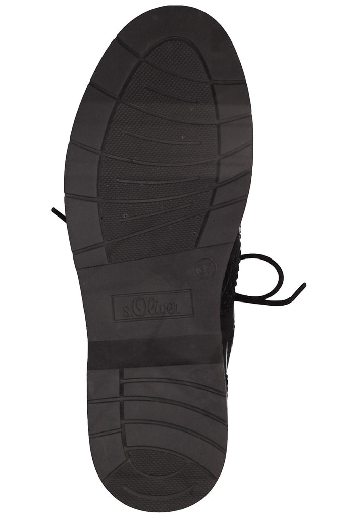 s.Oliver Halbschuhe Lederimitat Navy