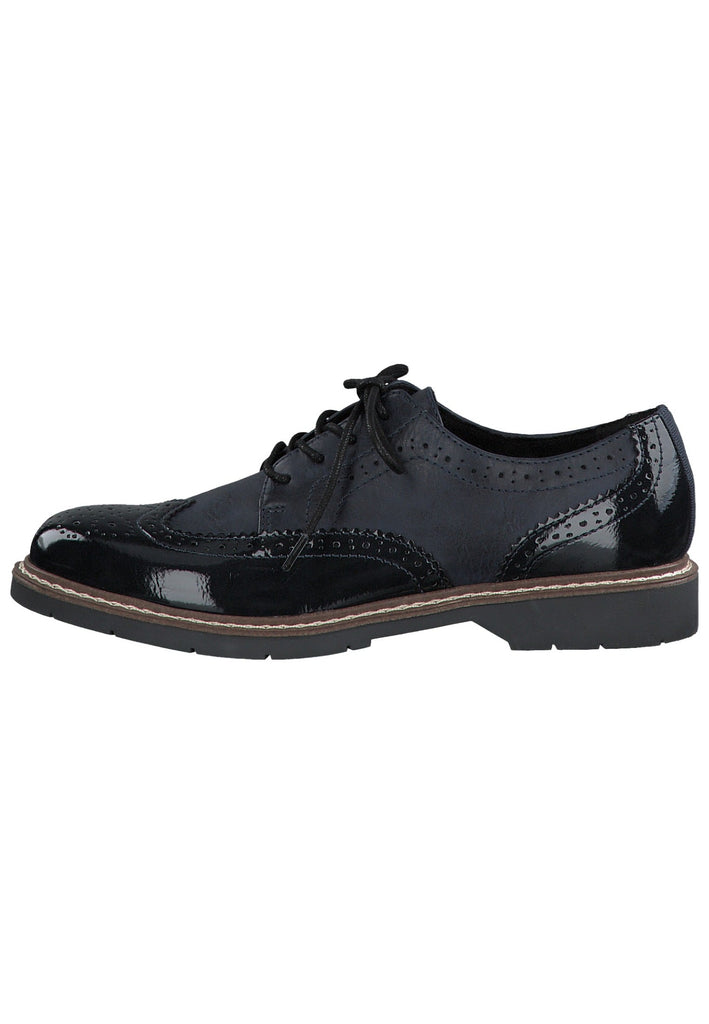 s.Oliver Halbschuhe Lederimitat Navy