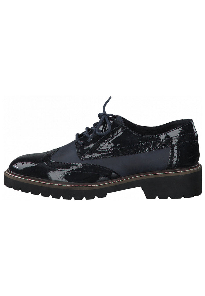 s.Oliver Halbschuhe Lederimitat Navy