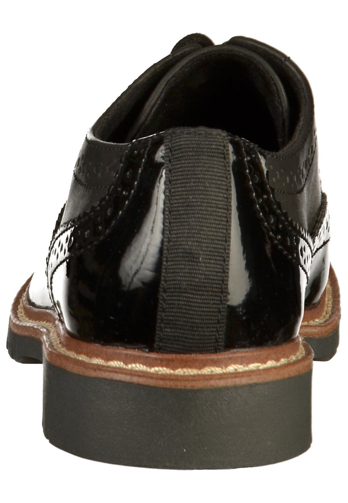 s.Oliver Halbschuhe Lederimitat Schwarz