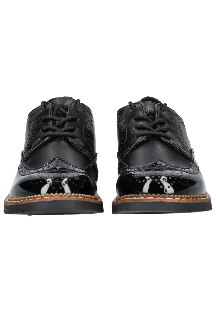 s.Oliver Halbschuhe Lederimitat Schwarz