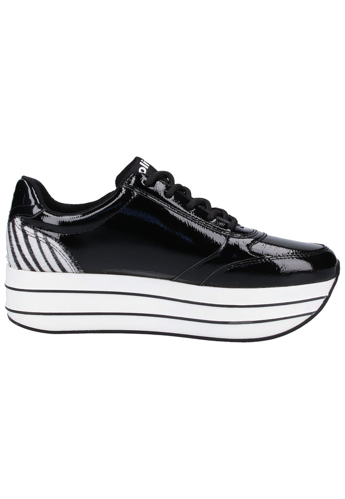 s.Oliver Halbschuhe Lederimitat/Textil Schwarz