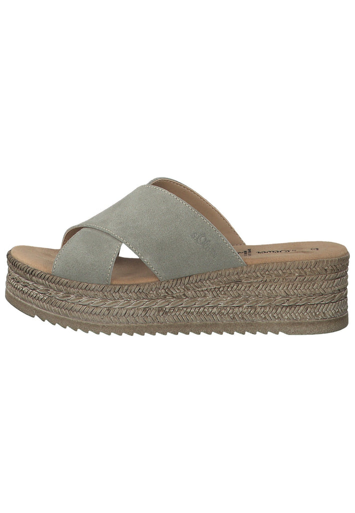 s.Oliver Pantoletten Leder Sage