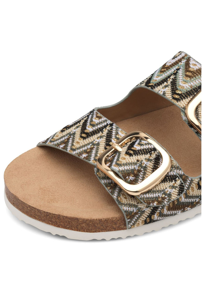 s.Oliver Pantoletten Textil Khaki