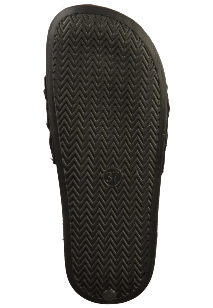 s.Oliver Pantoletten Textil Schwarz