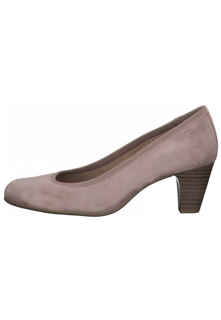 s.Oliver Pumps Leder Altrosa